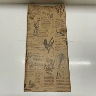 Papel Kraft Botnico 59x80cm - Pacote c/50 folhas